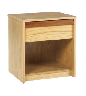 Homestead Nightstand w\/Top Drawer & Open Compartment
